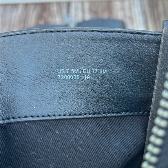 New Patricia Nash Black Leather Cavallo Lace-up Knee High Riding Boot, 7.5 - Picture 10 of 11